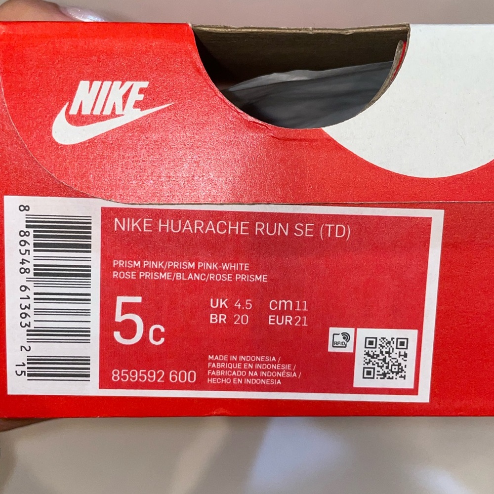 Nike Toddler Huarache Run SE (TD) ONLY PINK** - Picture 12 of 12